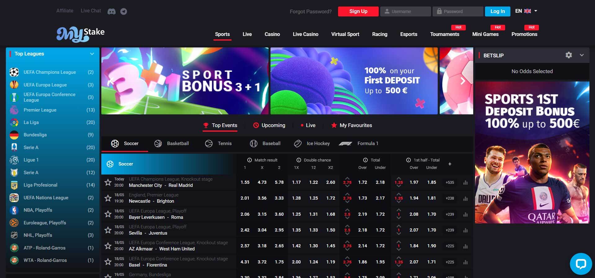 MyStake Betting
